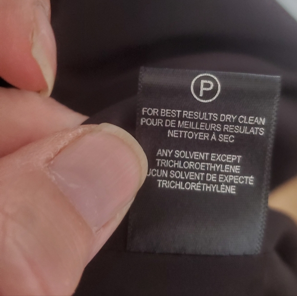 H Halston Women's V-Notch Front Slit Spaghetti Strap Black Long Dress. - Picture 8 of 12